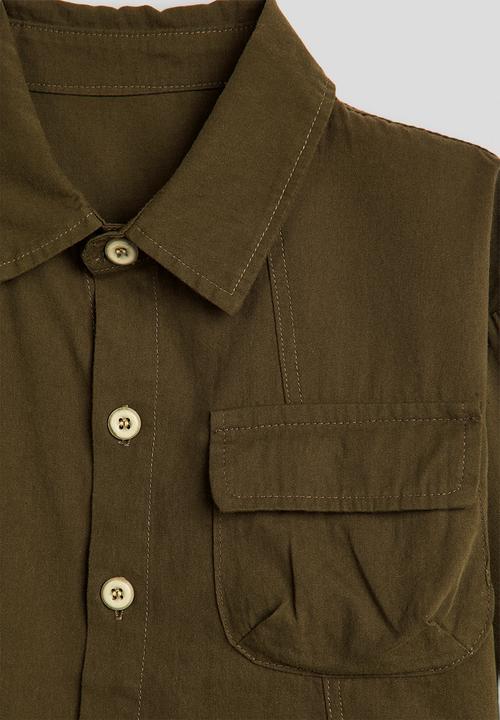 Pop Candy - Utility shirt - dark moss