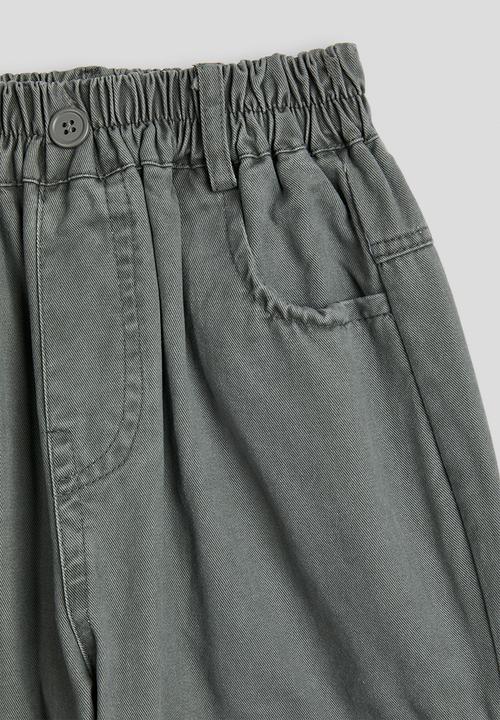 Pop Candy - Wide leg cargo pants - stone