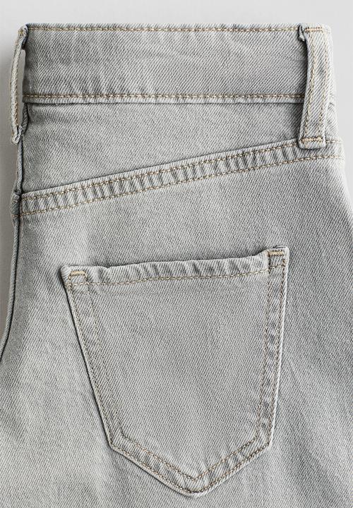 H&M - Wide leg jeans - light denim grey