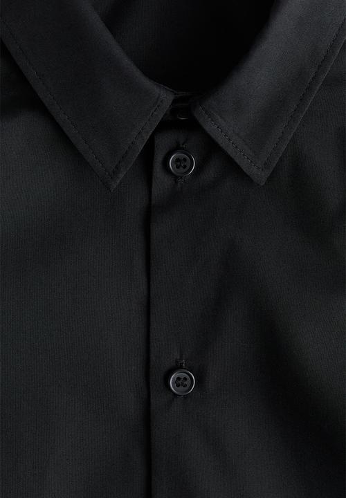 H&M - Easy-iron shirt - black