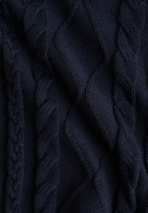 H&M - 2-Piece shirt and sweater vest set - navy blue/light blue