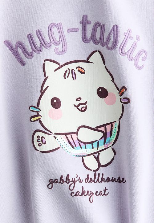 H&M - Printed sweatshirt - lilac/gabby's dollhouse