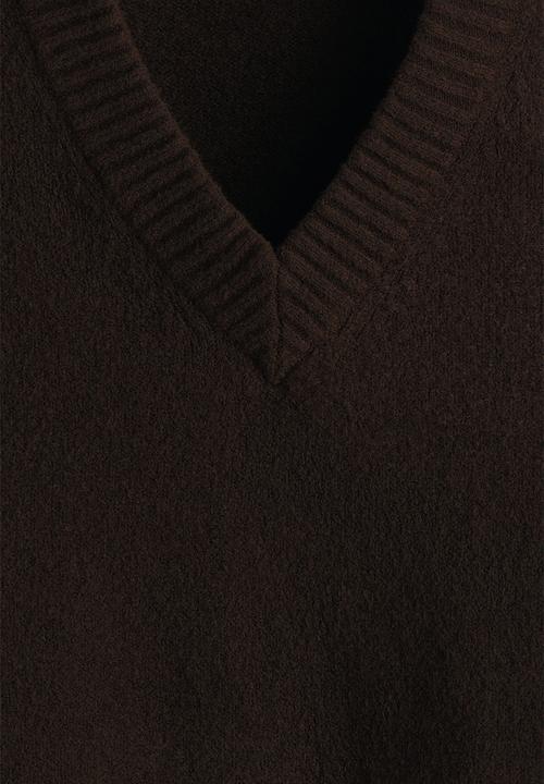 H&M - Regular fit knitted jumper - dark brown