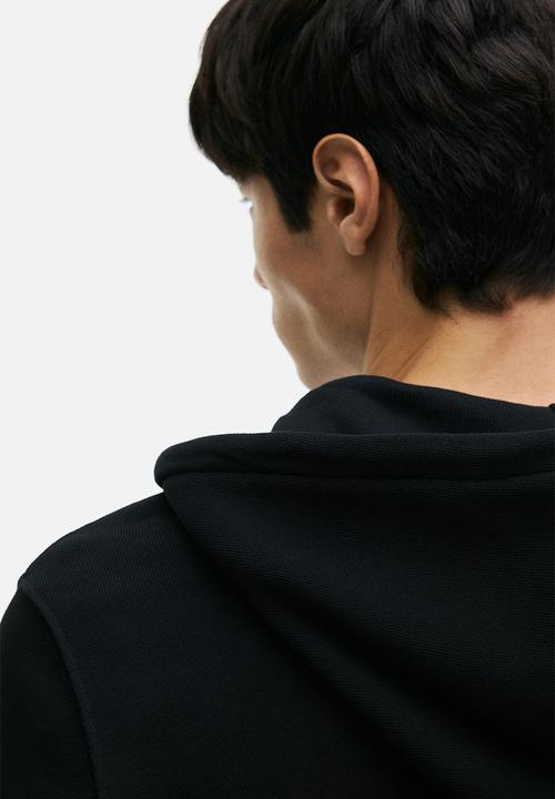 H&M - Regular fit zip-through hoodie - black