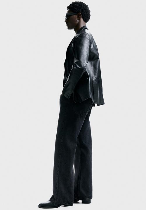 H&M - Relaxed bootcut jeans - denim black