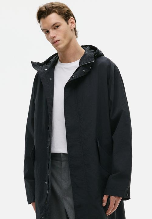 H&M - Hooded nylon parka - black