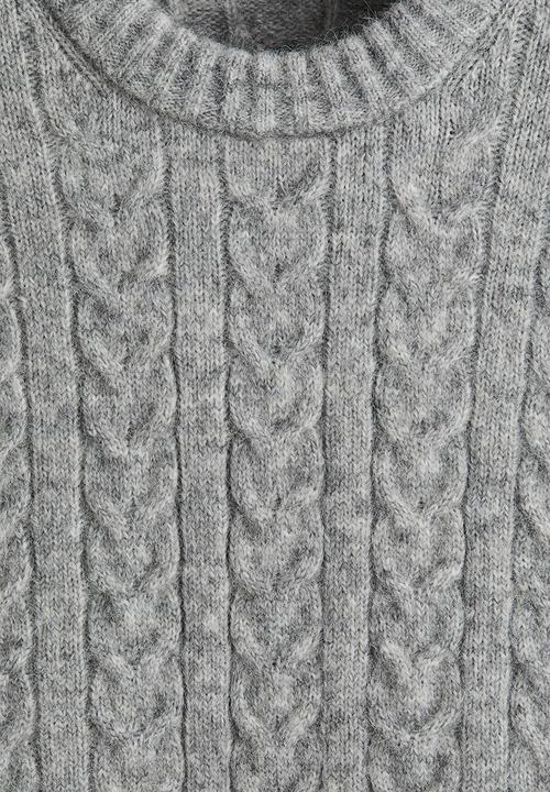 H&M - Regular fit cable knit jumper - grey