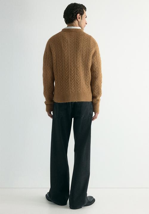 H&M - Regular fit cable knit jumper - beige