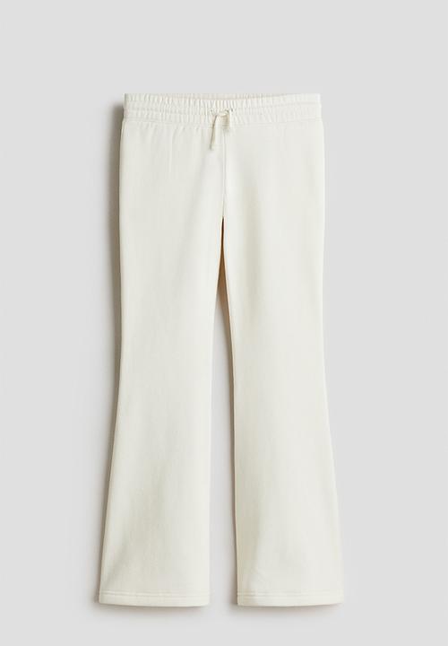 H&M - Flared joggers - white