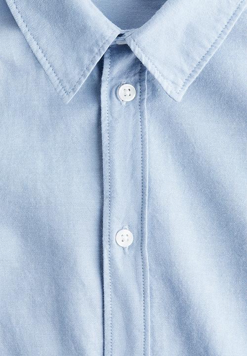 H&M - Cotton shirt - light blue