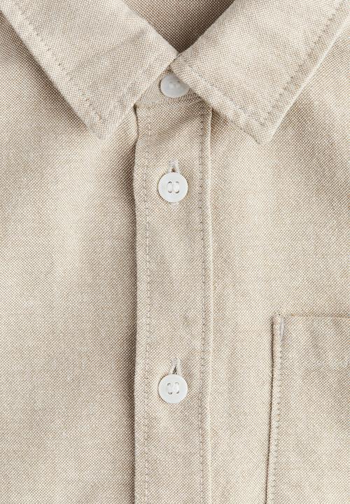 H&M - Cotton shirt - light beige