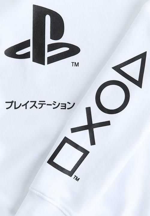 H&M - Print-motif sweatshirt - white/playstation