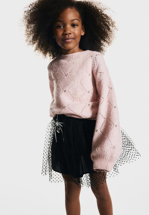 H&M - Embellished jumper - light pink