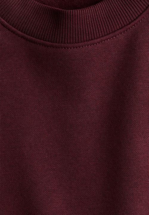 H&M - Oversized brushed-inside sweatshirt - dark red
