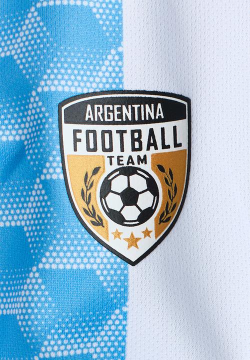 H&M - Printed football shirt - light blue/argentina