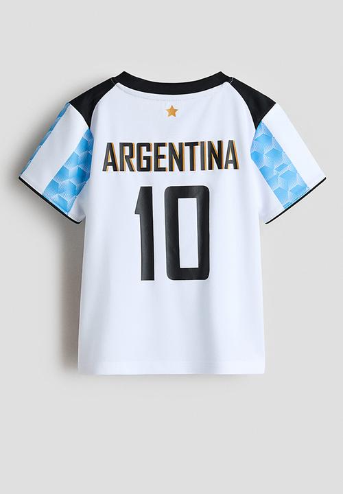 H&M - Printed football shirt - light blue/argentina