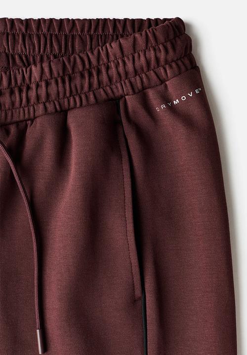 H&M - Loose fit sports joggers - burgundy