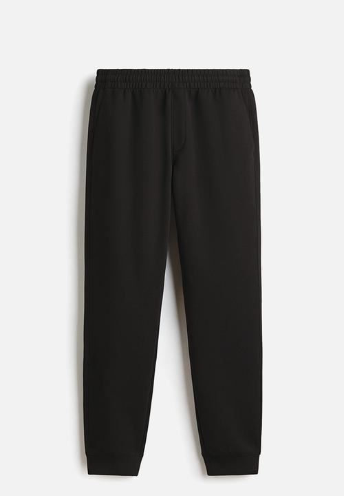 H&M - Regular fit interlock sweatpants - black