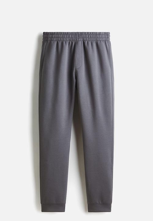 H&M - Regular fit interlock sweatpants - dark grey