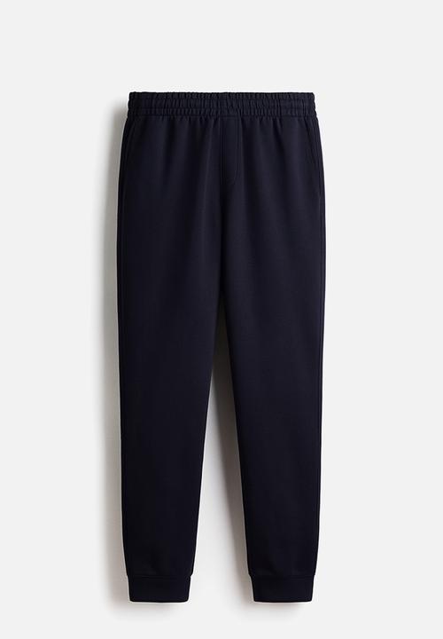 H&M - Regular fit interlock sweatpants - dark blue