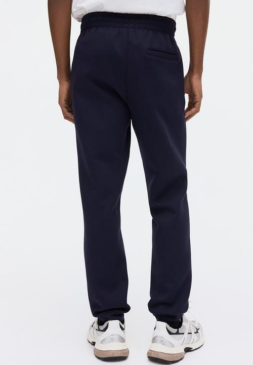 H&M - Regular fit interlock sweatpants - dark blue