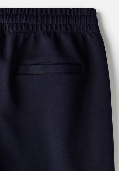 H&M - Regular fit interlock sweatpants - dark blue