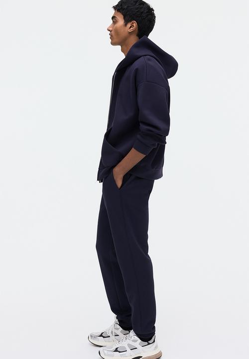 H&M - Regular fit interlock sweatpants - dark blue