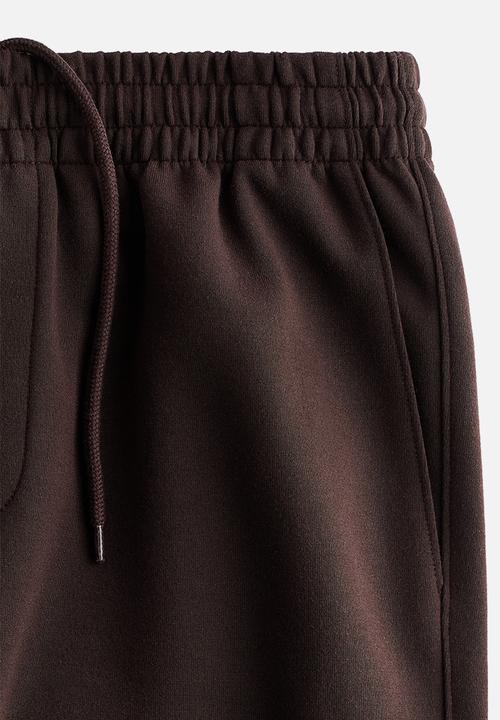 H&M - Regular fit interlock sweatpants - dark brown