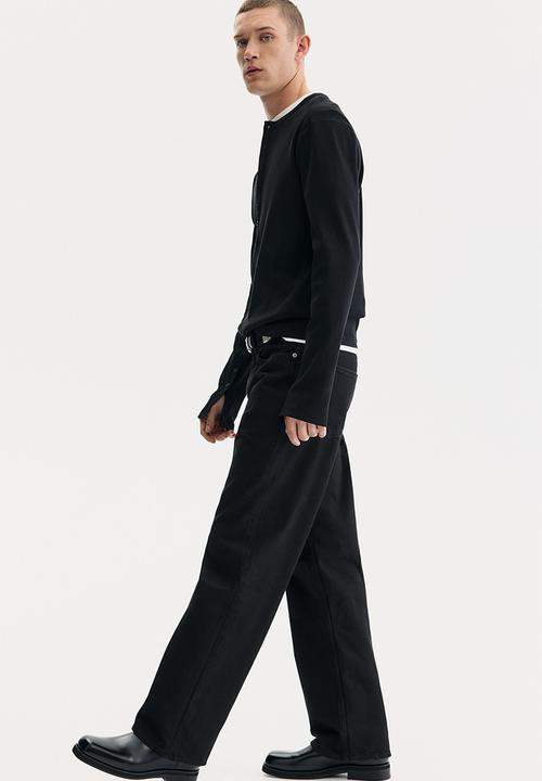 H&M - Straight relaxed jeans - black