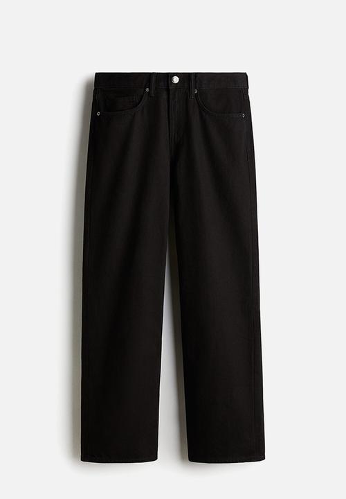 H&M - Straight relaxed jeans - black
