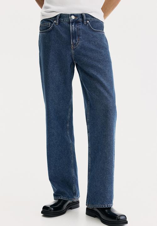Straight relaxed jeans - denim blue - 1318402006