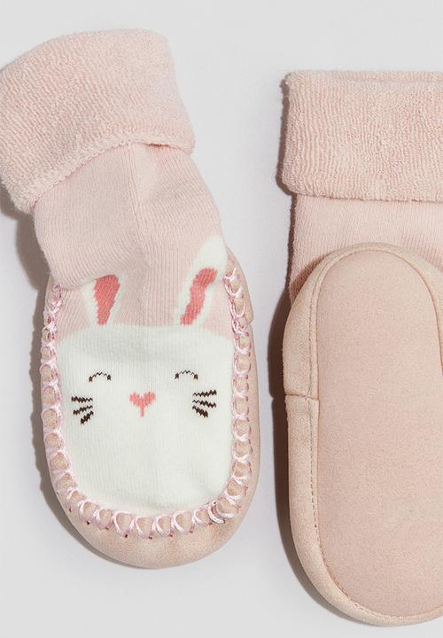 H&M - Moccasins - light pink/bunny