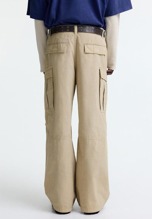 H&M - Loose fit cargo trousers - beige