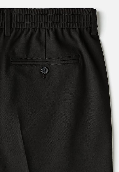 H&M - Relaxed fit trousers - black