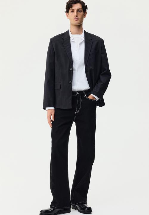 H&M - Four-way stretch slim fit shirt - white