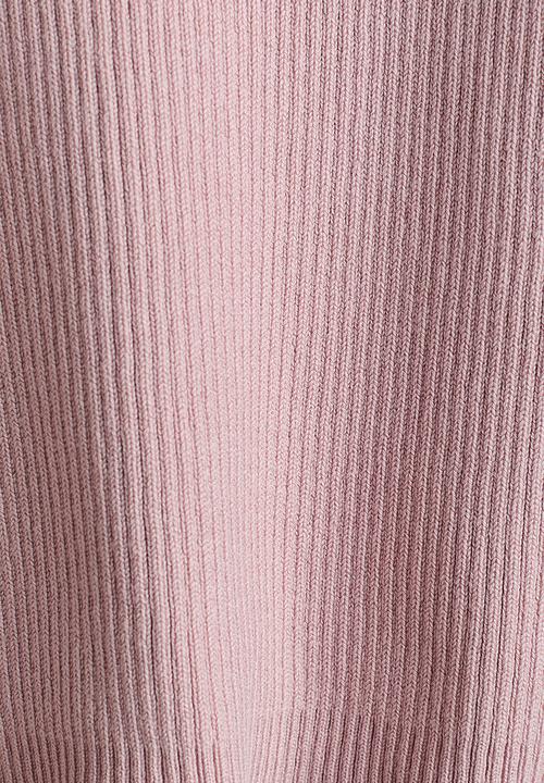 H&M - Rib-knit top - dusty pink