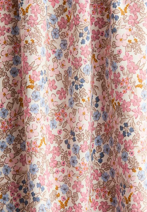 H&M - Printed cotton dress - light pink/floral