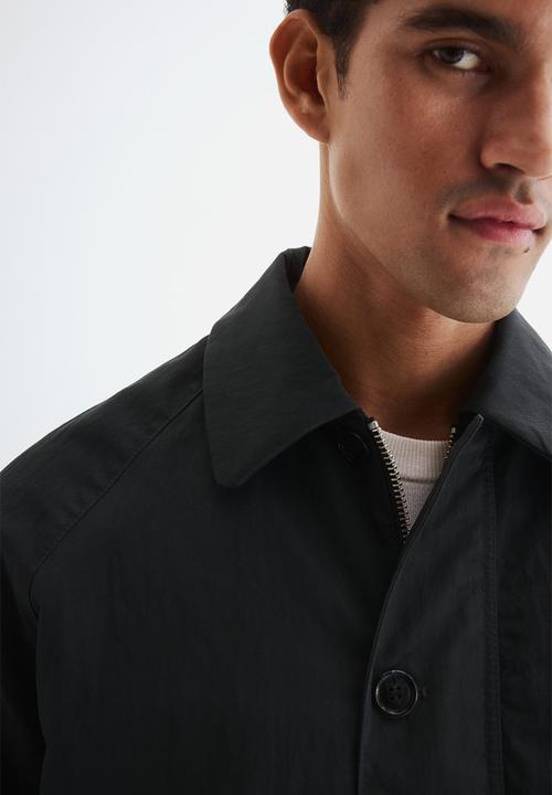 H&M - Padded twill jacket - dark grey