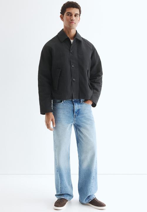 H&M - Padded twill jacket - dark grey