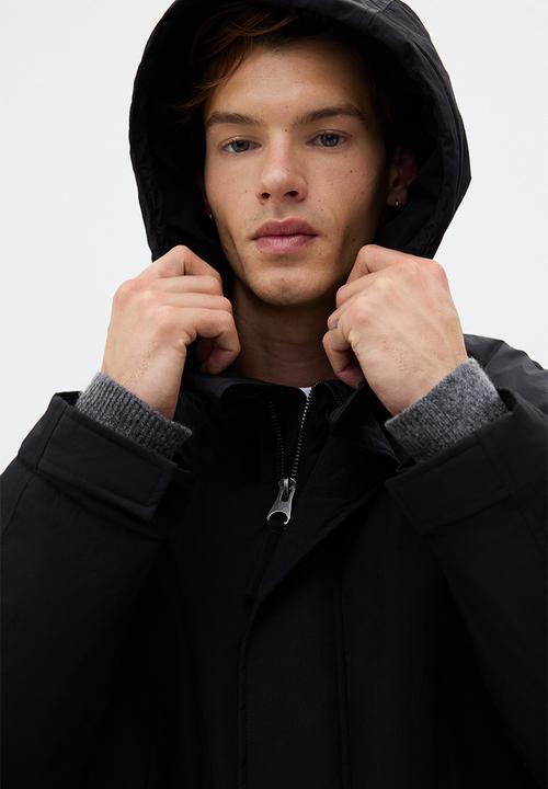H&M - Water-repellent padded parka - black