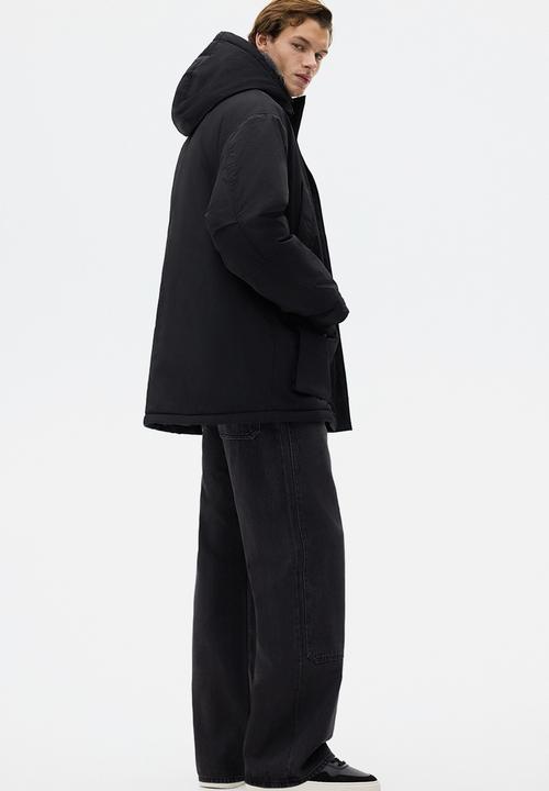 H&M - Water-repellent padded parka - black