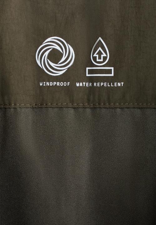 H&M - Water-repellent padded parka - dark khaki green