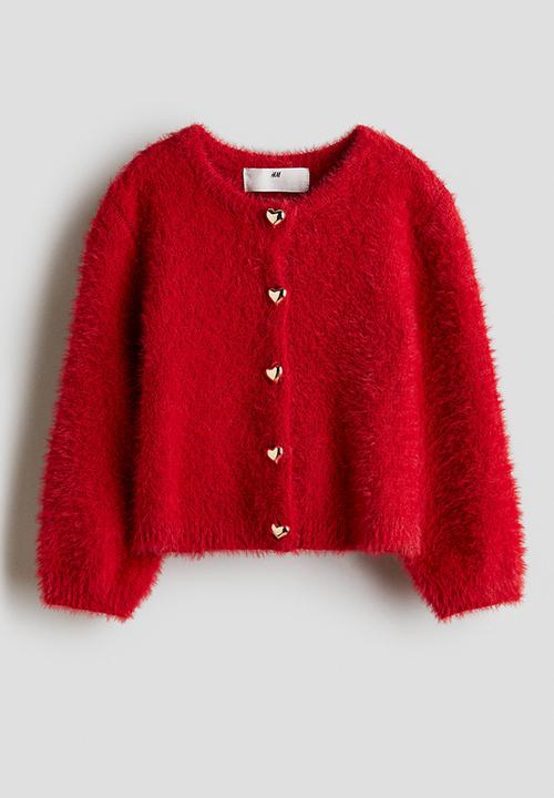 H&M - Fluffy cardigan - red