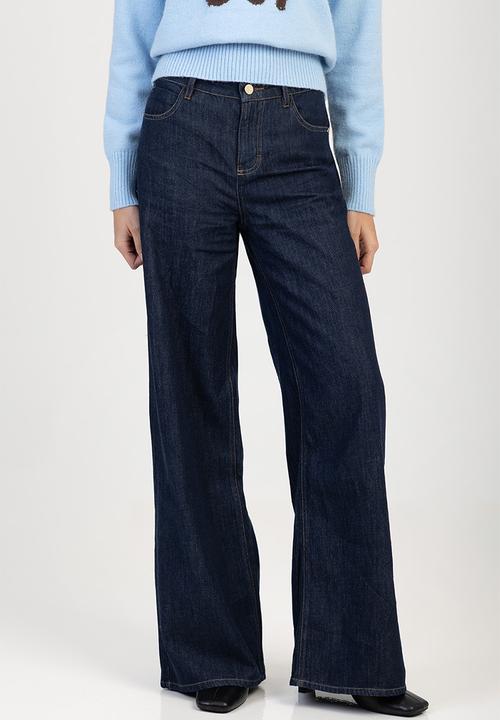 SISSY BOY - Cleo Slouchy Wide Leg Jeans - Forever Blue