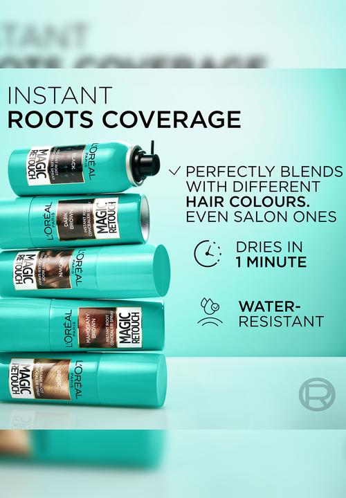 L'Oreal Paris - Magic Retouch Colour Spray - Brown