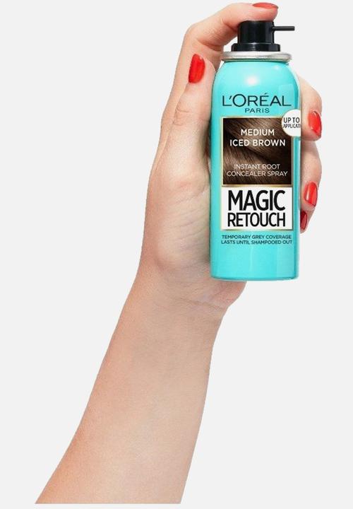 L'Oreal Paris - Magic Retouch Colour Spray - Medium Iced Brown