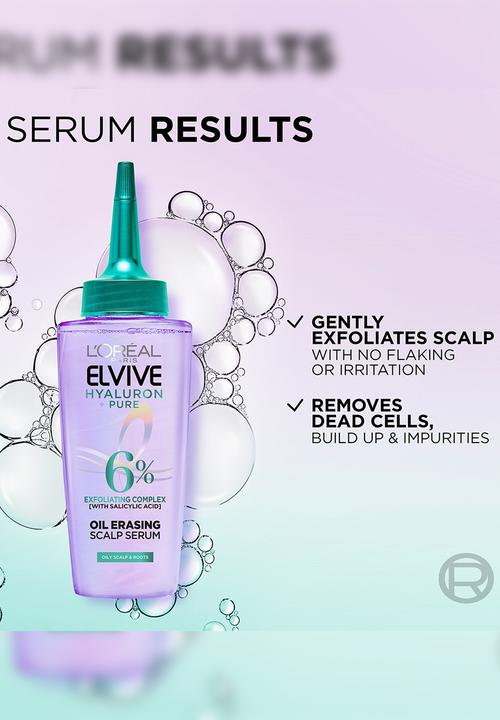L'Oreal Paris - Elvive Hydra Pure Oil Erasing Scalp Serum - 102ml