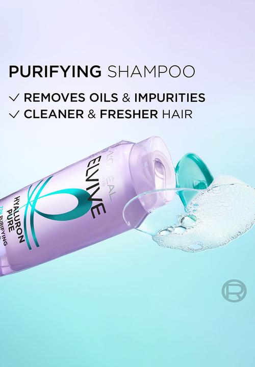 L'Oreal Paris - Elvive Hydra Pure 72H Purifying Shampoo - 400ml