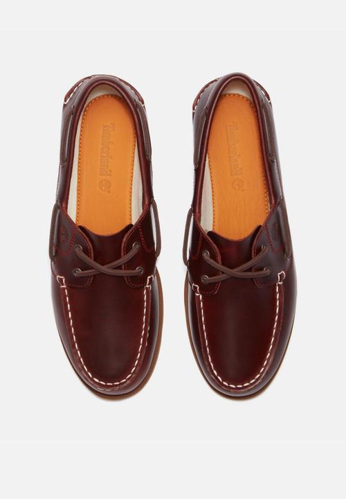 Timberland - Classic boat shoe - burgundy full grain
