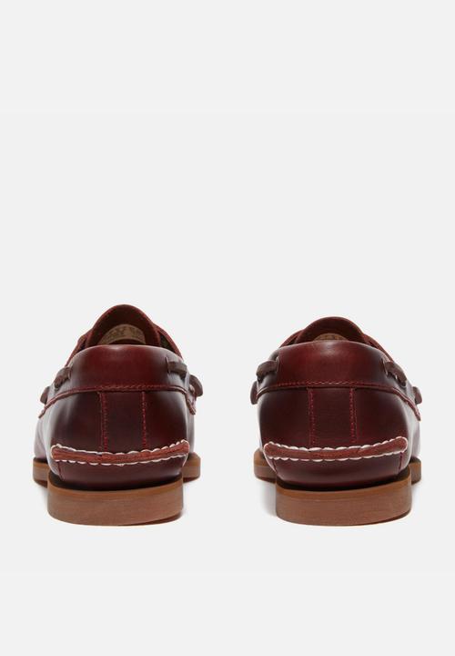 Timberland - Classic boat shoe - burgundy full grain